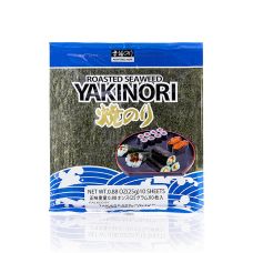 Yakinori ganze Größe, getrocknete Algenblätter, geröstet, 20 g