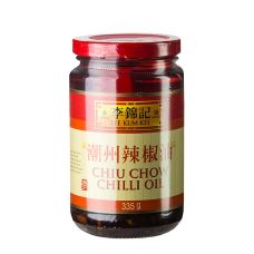 Chiliöl Chiu Chow, mit Sojasauce und Knoblauch abgeschmeckt, Lee Kum Kee, 335 g