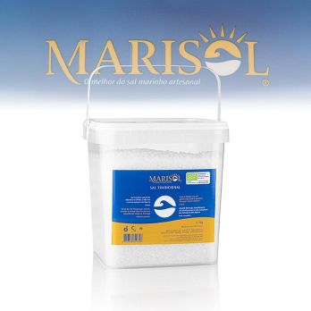Marisol® Sal Tradicional Meersalz, grob, weiß, feucht, CERTIPLANET, BIO, 5 kg