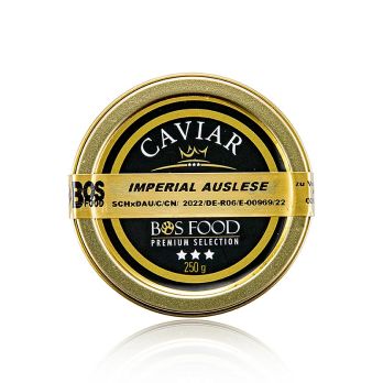 Imperial Auslese Kaviar, Kreuzung Amur x Kaluga Stör (schrenckii x dau), China, 250 g