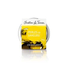 Fruchtkaviar Zitrone-Pfeffer, Perlgrösse 5mm, Sphären, Les Perles, 50 g
