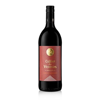 Cellier Vicomtes 2022 Cabernet Sauvignon trock. Rotwein Vin Pays d´Oc 1 Liter, 1 l