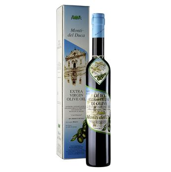 Natives Olivenöl Extra, Caroli Auslese Monti del Duca, zart fruchtig, 500 ml