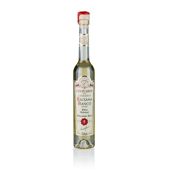 Balsamico Bianco Agrodolce, 5 Jahre, Eichenholzfass, Leonardi, 100 ml