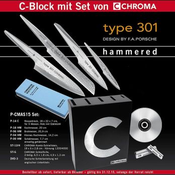 Chroma Set C-Block Hammered, 9 tlg.