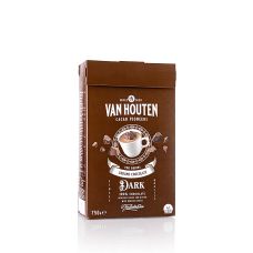 Van Houten Ground Dark Chocolate, Trinkschokoladen Pulver, VM-54627-V99, 750 g