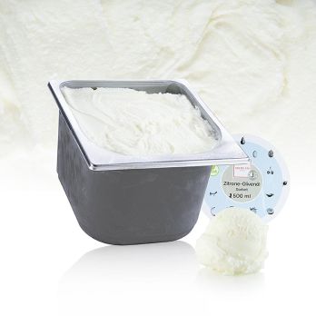 Creme Eis - Zitronen-Olivenöl Sorbet, vegan, TK, 2,5 l