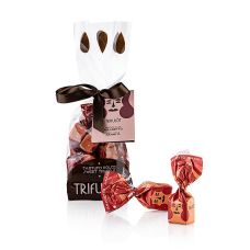 Tartuflanghe - trifulòt - Trüffelpralinen Alba mini, Amaretto (rot), 180 g