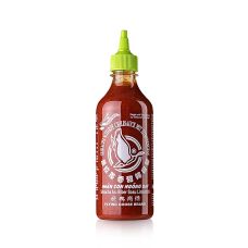Chili-Sauce - Sriracha, scharf, mit Zitronengras, Flying Goose, 455 ml