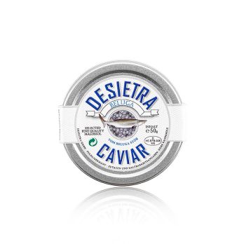 Desietra Beluga Kaviar Malossol vom Hausen (huso huso), Aquakultur Deutschland, 50 g