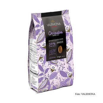Valrhona Orizaba Lactée Grand Cru, Vollmich Couverture, Callets, 39% Kakao, 3 kg