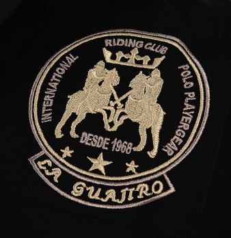 BOS FOOD EDITION Polo-Shirt La Guajiro, Langarm, schwarz/rot, Damen Gr. XL, 1 St