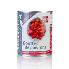 Paprikatropfen, rot, Sweety Drops, Gouttes de Poivron, 793 g