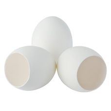 Leere Eierschalen, weiss, zum Befüllen, 120 St