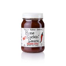 Bone Suckin´ Sauce Hot, BBQ Sauce (dickflüssig), Ford´s Food, 410 ml