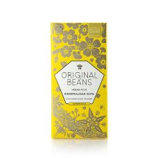 Esmeraldas VEGAN M!LK, 50% Kakao, Schokoladentafel, Original Beans, BIO, 70 g