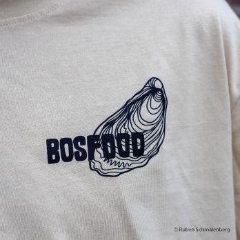  BOS FOOD T-Shirt Auster, Oversized, Farbe Sand, Größe S , 1 St