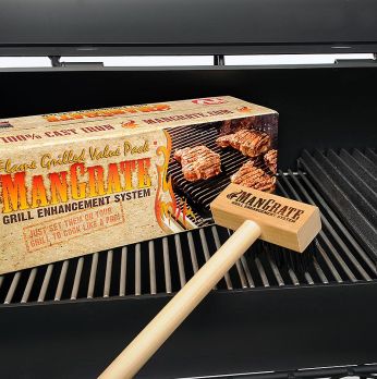 Zubehör - Mangrate Gusseisen-Grillrost Starter Set für Joe´s BBQ Smoker 16, 3 tlg.