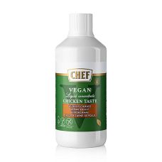CHEF Konzentrat-Huhngeschmack, flüssig, vegan, glutenfrei (für ca. 34 Liter), 1 l