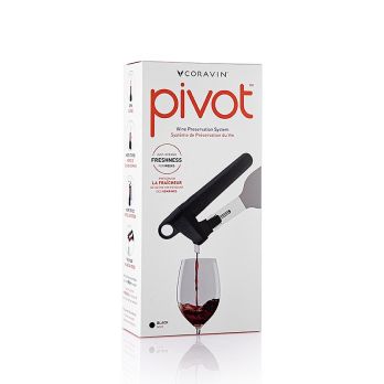 Coravin Wine Access System - Pivot Weinkonservierungssystem + Zubehör, schwarz, 4 tlg.