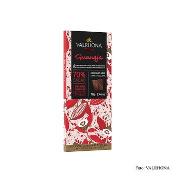 Valrhona Guanaja - Bitterschokolade, mit Kakaonibs, 70% Kakao, 70 g