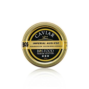 Imperial Auslese Kaviar, Kreuzung Amur x Kaluga Stör (schrenckii x dau), China, 50 g