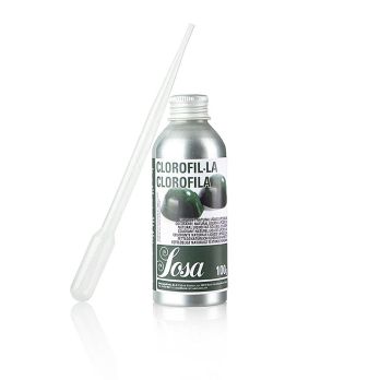 Sosa Lebensmittelfarbe, Flüssig, Grün, mit natürlichem Chlorophyll-Extrakt, 100 g