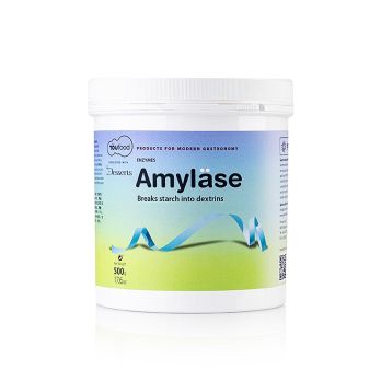 AMYLÄSE Powder, Amylase Enzym, 500g, TÖUFOOD, 500 g