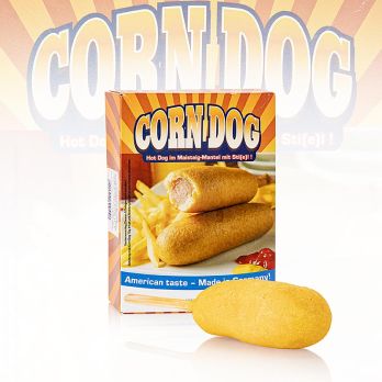 Corn Dogs am Stiel, Damhus, TK, 2,5 kg, 50 x 50g