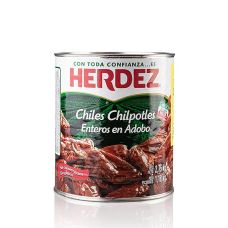 Chili Schoten Chipotles, geräuchert, in Würzsauce, Herdez, 2,75 kg