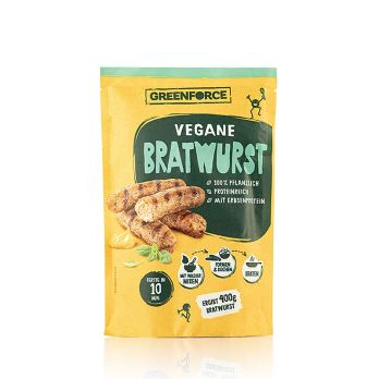 Greenforce Mix für vegane Bratwurst aus Erbsenprotein, Klassik, 125 g