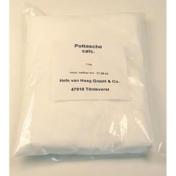 Pottasche - Kaliumcarbonat, für Lebkuchenteige, E501, 1 kg