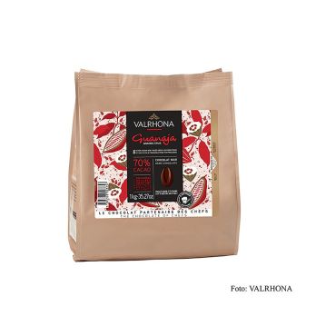 Valrhona Guanaja Grand Cru, dunkle Couverture, Callets, 70% Kakao, 1 kg