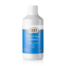 CHEF Premium Konzentrat - Fischfond, flüssig, für ca. 34 Liter, 1 l