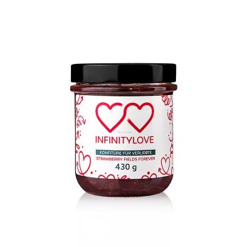 INFINITYLOVE Strawberry - Erdbeer Konfitüre Extra, 430 g