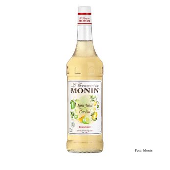 Monin Lime Juice (Limonensaft) Cordial Mixer, 1 l
