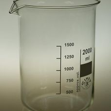 Becherglas aus Borosilikatglas - 2 Liter, 1 St