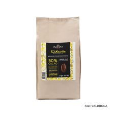 Valrhona Kidavoa Couverture (doppelt fermentiert) 50%, Callets, 3 kg