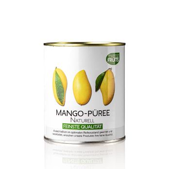Mango Püree Natur, ungezuckert, Thiele Fruits, 850 g