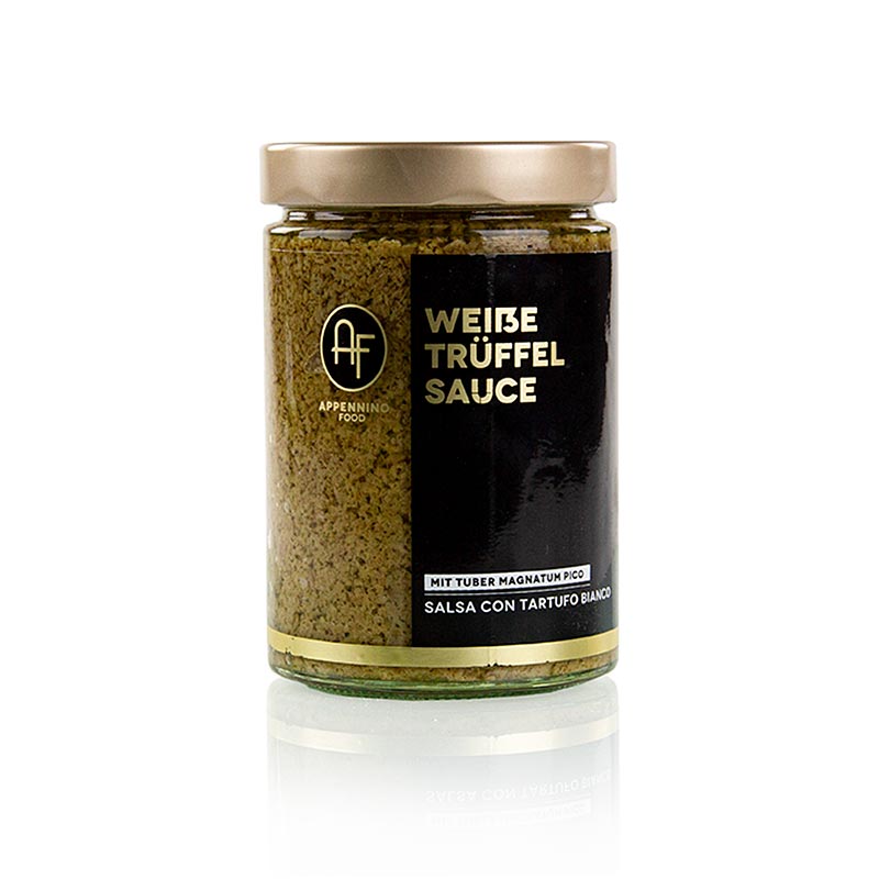 Trüffelsauce (SALSA Tartufata), mit weißen Trüffeln (Tuber magnatum ...